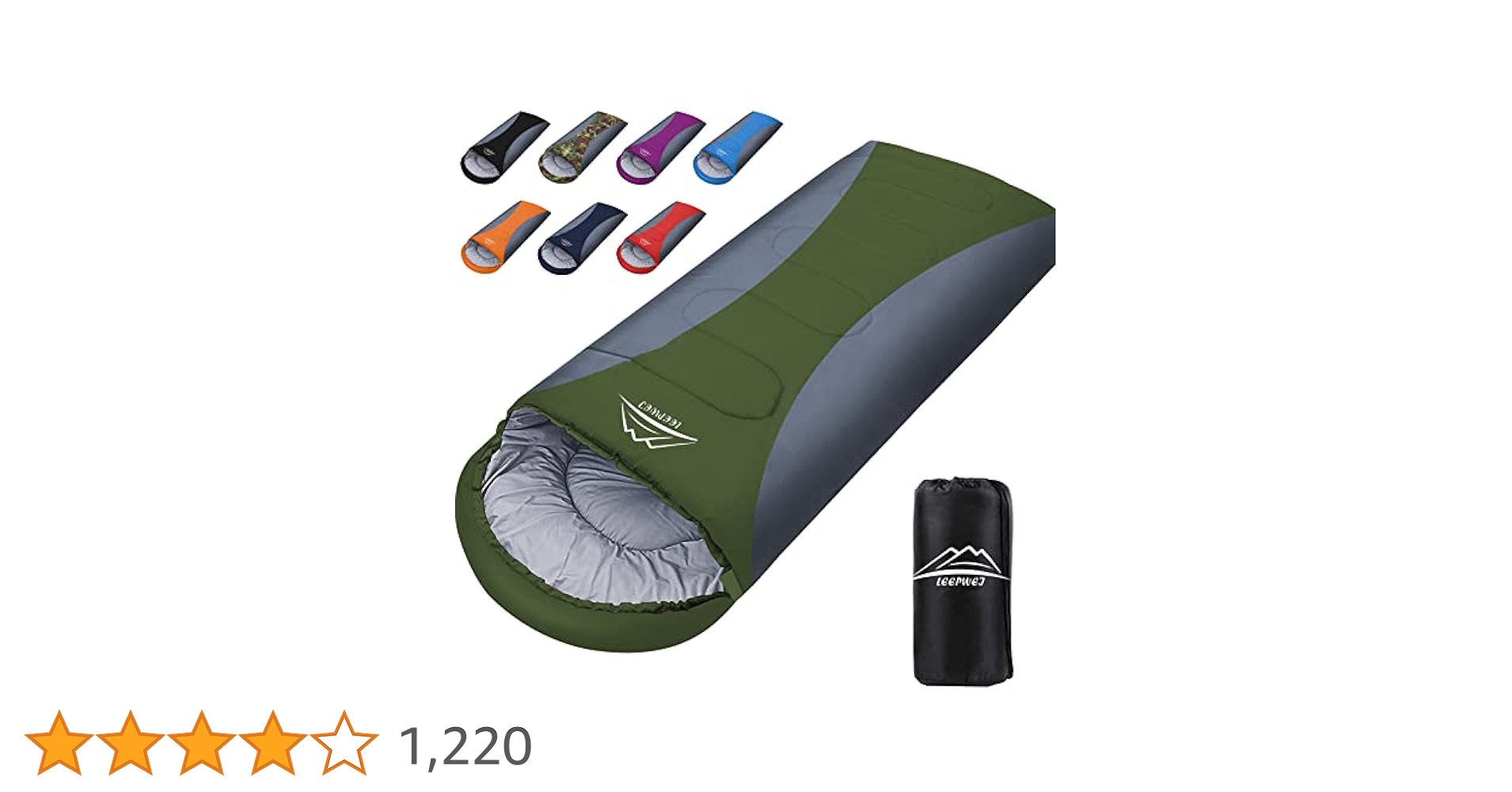 Amazon.co.jp: 寝袋 LEEPWEI 封筒型 軽量 超暖かい 保温 -15度